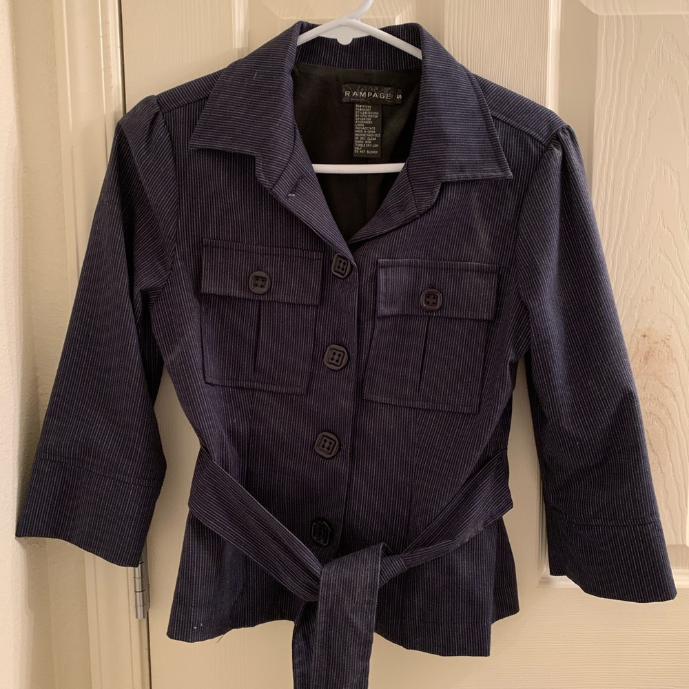 Rampage navy blue suit